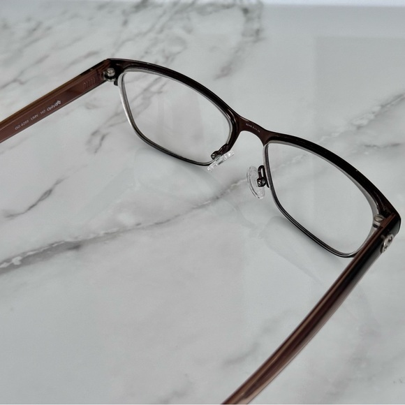 Gucci Eyeglasses Brown Metal Frame - Picture 4 of 10
